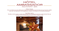 Desktop Screenshot of hotel-ambassador-nyon.ch